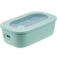 Контейнер д/СВЧ НЕО 0,9л прямоуг. с клапаном фисташковый М1391 /15шт/М-пласт 