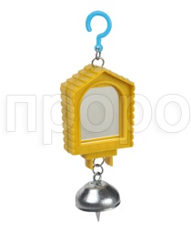 Зеркало двойное с железным колокольчиком  Зеркало двойное с железным колокольчиком