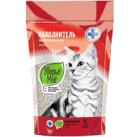 Наполнитель зверье мое 2,5кг (5л) Макси впитывающий минеральный/3шт/86067/  Наполнитель зверье мое 2,5кг (5л) Макси впитывающий минеральный/3шт/86067/