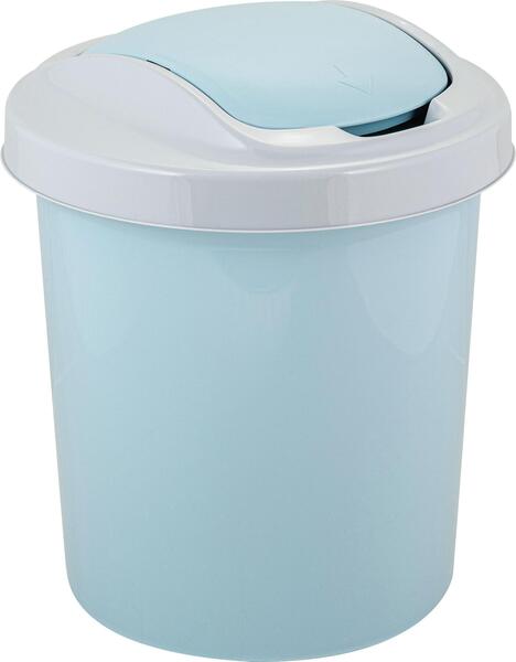 Контейнер для мусора Vogue 12л небесный SV4044 