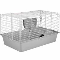 Клетка д/круп. грыз Дарэлл РОДЖЕР 80 №4 складная 78*48*h47см миска 2 кормушка св-сер-бел/4183/Дарэлл