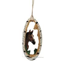 Фигура Лошадка подвеска (гнедая) 718612/D242