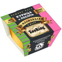 Кошки ZooRing рагу желе курица/лосось по-фламандски д/кошек и котят ж/б 75гр/12шт/521664 Кошки ZooRing рагу желе курица/лосось по-фламандски д/кошек и котят ж/б 75гр/12шт/521664