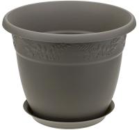 Кашпо РЯБИНА 1,4л Французский серый М3053
