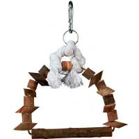 Игрушка д/птиц Качель деревянная 15*20см/47814/Биосфера