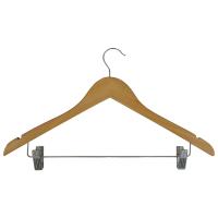 Вешалка W2-С деревянная с клипсами 311306 Вешалка W2-С деревянная с клипсами 311306