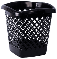 Корзина для мусора Офис квадратная черный 16022 Корзина для мусора Офис квадратная черный 16022