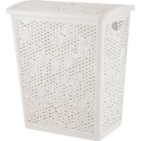 Корзина д/белья Keeplex Fiori 35л с крышкой белое облоко KL1205 /10шт/ПР Корзина д/белья Keeplex Fiori 35л с крышкой белое облоко KL1205 /10шт/ПР