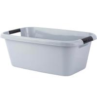 Таз 30л LICA прямоугольный с ручками серый шторм PT1164ГО-5/5шт/ПТ