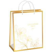 Пакет подарочный 18*23*10см "Exclusive" фольга мат. лам. MESHU/Рельеф Пакет подарочный 18*23*10см "Exclusive" фольга мат. лам. MESHU/Рельеф