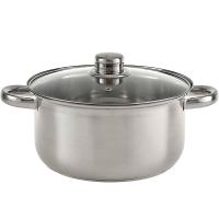 Кастрюля 4,2л нерж. со стеклянной крышкой BE-158/2 /12шт/ Webber Кастрюля 4,2л нерж. со стеклянной крышкой BE-158/2 /12шт/ Webber