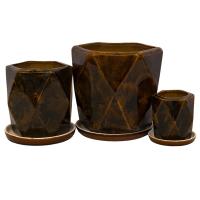 Кристалл из 3-х коричневый Кристалл из 3-х коричневый