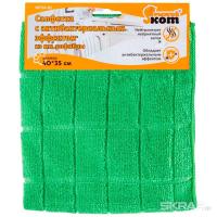 Салфетка с антибактер эффектом 40*35см микрофибра 310285 Салфетка с антибактер эффектом 40*35см микрофибра 310285
