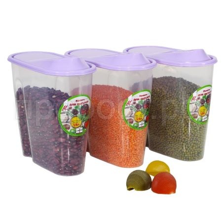 Емкость для сыпучих продуктов 1,5л Емкость для сыпучих продуктов 1,5л