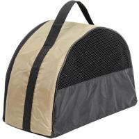 Сумка переноска ЧИП Полукруглая №1 нейлон с сетчатым окном 38*18*25см бежевая/9046беж/ Сумка переноска ЧИП Полукруглая №1 нейлон с сетчатым окном 38*18*25см бежевая/9046беж/