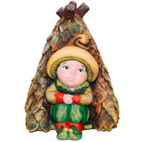Грибной эльф в шалаше цветной 23см Ф350ц Грибной эльф в шалаше цветной 23см Ф350ц
