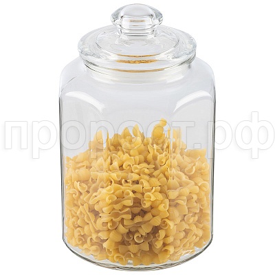 Банка для сыпучих продуктов стеклянная с крышкой 3л LATTINA  Банка для сыпучих продуктов стеклянная с крышкой 3л LATTINA