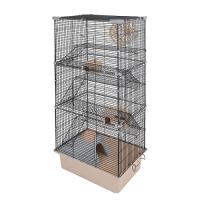 Клетка д/грыз ЭКО 6-х эт РИККИ 42*30*95см разборная бежевая/43122/Дарэлл Клетка д/грыз ЭКО 6-х эт РИККИ 42*30*95см разборная бежевая/43122/Дарэлл