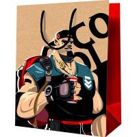 Пакет подарочный 18*23*10см "Perfect" крафт MESHU/Рельеф Пакет подарочный 18*23*10см "Perfect" крафт MESHU/Рельеф