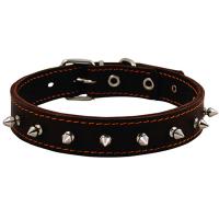 Ошейник кожа 35мм двойной с шипами 50-59см/00035110/Каскад Ошейник кожа 35мм двойной с шипами 50-59см/00035110/Каскад