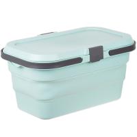 Корзина д/пикника ФЛЕКС 16л складная морская волна М1239 /3шт/М-пласт