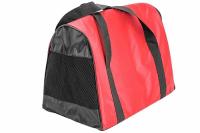 Сумка переноска ЧИП Туннель №4 нейлон с сетчатым окном 49*30*34см/9009красн/Дарэлл Сумка переноска ЧИП Туннель №4 нейлон с сетчатым окном 49*30*34см/9009красн/Дарэлл