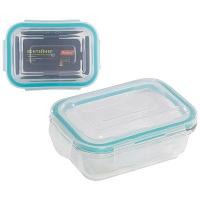 Контейнер "DIAFANO" 0,370л жаропрочного стекла с крышкой Mallony