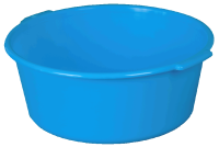 Таз 12л с ручками голубой 03004