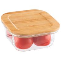 Контейнер Bambu 0,5л жаропр стекла крышка бамбук 106021 /24шт/ Leonord Контейнер Bambu 0,5л жаропр стекла крышка бамбук 106021 /24шт/ Leonord