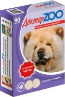 Витамины Доктор ZOO для собак со вкусом лосося 90 таблеток