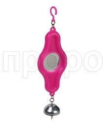 Зеркало для попугаев с колокольчиком овальное  Зеркало для попугаев с колокольчиком овальное