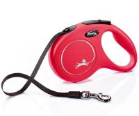 Рулетка Флекси Классик М ремень 5м на 25кг красная/32206/20/Евро