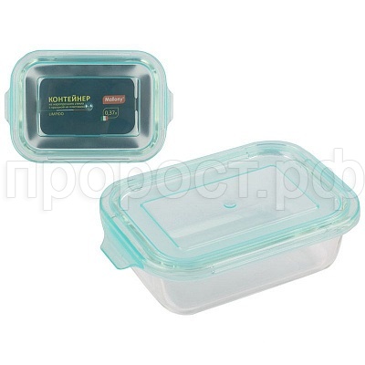 Контейнер "LIMPIDO" 0,370л жаропр стекла с крышкой Mallony Контейнер "LIMPIDO" 0,370л жаропр стекла с крышкой Mallony