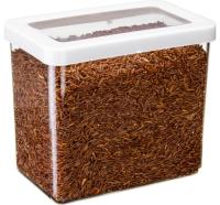 Емкость д/сыпуч. прод. 1,7л СТЕП белый М1297 /10шт/М-пласт  Емкость д/сыпуч. прод. 1,7л СТЕП белый М1297 /10шт/М-пласт