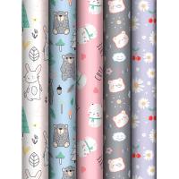 Упаковочная бумага 70*100см "Сute friends", 80г/м2, глянц.  MESHU/372614/Рельеф Упаковочная бумага 70*100см "Сute friends", 80г/м2, глянц.  MESHU/372614/Рельеф