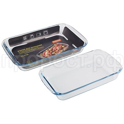 Форма д/запекания 2,2л Felicta боросил стекло прямоуг формы с ручками Форма д/запекания 2,2л Felicta боросил стекло прямоуг формы с ручками
