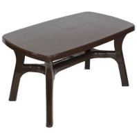 Стол садовый 1350*805*730 коричневый 05425 /Милих