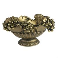 Ваза с виноградом подставка под бутылку (золото) L27W18.5H14 см 713394/I048 Ваза с виноградом подставка под бутылку (золото) L27W18.5H14 см 713394/I048