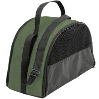 Сумка переноска ЧИП Конверт-Полукруг №1 расклад.с карм.и ремн. 40*20*27см зеленая/9056зел/Дарэлл