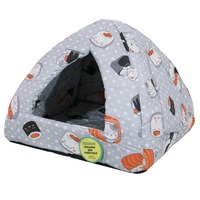 Лежанка Домик Вигвам поролоновая хлопок  МИКС 42*34*18см/DONBARON Лежанка Домик Вигвам поролоновая хлопок  МИКС 42*34*18см/DONBARON