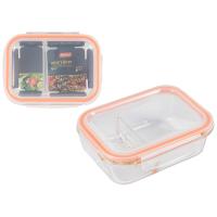 Контейнер Gusto 0,6л 2-секц. жаропр стекла с крышкой с заж.пласт 008676 /12шт/ Mallony Контейнер Gusto 0,6л 2-секц. жаропр стекла с крышкой с заж.пласт 008676 /12шт/ Mallony