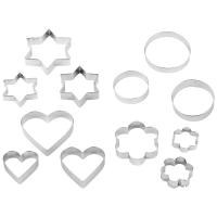 Набор форм д/выпечки и вырубки теста TORTA (12шт) нерж. сталь 108360 /144шт/Mallony