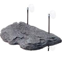 Плот для черепах с присоской большой(плавающий)390*235*35мм L/84034003/Триол