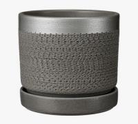 Брюссель серый серебро цилиндр №4 4,2л