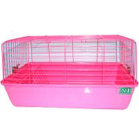 Клетка д/круп.грыз (кролик) N1 ДКкR1 с кормушкой для сена 60*36*32см розовый/4шт/Евро Клетка д/круп.грыз (кролик) N1 ДКкR1 с кормушкой для сена 60*36*32см розовый/4шт/Евро