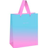 Пакет подарочный 26*32*12см "Duotone. Light blue-Pink gradient" отд. фольгой мат. лам. MESHU/Рельеф Пакет подарочный 26*32*12см "Duotone. Light blue-Pink gradient" отд. фольгой мат. лам. MESHU/Рельеф