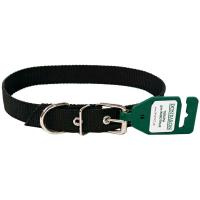 Ошейник капрон 1сл 20мм черный DONBARON