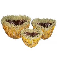 Плетеное изделие сердце из 3-х D119523/30шт/