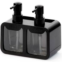 Диспенсер д/моющего средства и мыло с отделением д/хранения черный И8925 /30шт/Альтерн Диспенсер д/моющего средства и мыло с отделением д/хранения черный И8925 /30шт/Альтерн