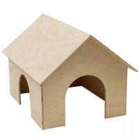 Игрушка для грызунов Домик деревянный для морской свинки простой 25*30*25см/8502 Игрушка для грызунов Домик деревянный для морской свинки простой 25*30*25см/8502